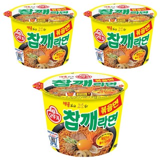 오뚜기 참깨라면 볶음면 110g, 3개