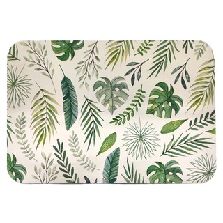 收納王妃 軟式珪藻土地墊, 青青草草, 1個