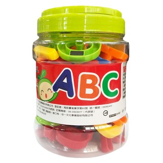 世一 益智磁鐵ABC 3歲以上, 1罐, 52個