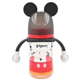 pigeon 貝親 迪士尼母乳實感PPSU奶瓶 M奶嘴 3個月以上, 經典米奇, 240ml, 1個