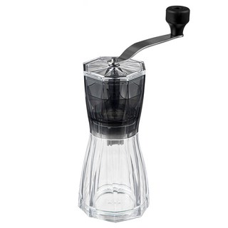 HARIO 好璃奧 Octo 咖啡磨豆機 MOC-3-TB, 透明黑, 1個