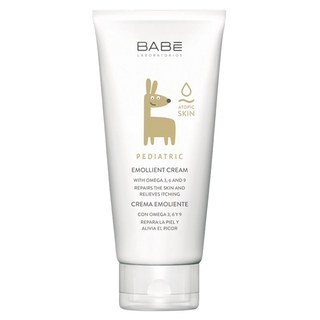 BABE 貝貝實驗室 Pediatric Emollient Cream 舒敏潤膚霜, 含Omega 3, 6和9, 適用於乾燥和易敏肌膚, 200ml, 1條