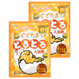 Kiyou 除虫菊 蛋黃哥入浴劑 50g 2包 - 蜂蜜香氛 保濕滋潤 可愛造型