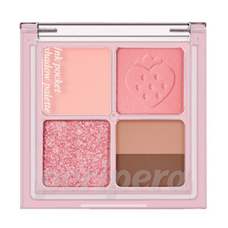 peripera 口袋四格眼影盤 6.1g, 07 草莓牛奶, 1個