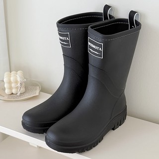 shoes& 女款下雨天雨靴 中 sn1073