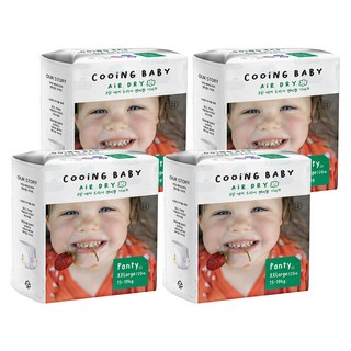 쿠잉베이비 에어드라이 팬티형 기저귀 아동용, 점보형(2XL), 80매