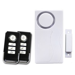 e-kit 逸奇 門磁門窗防盜警報器 + 迎賓門鈴 ES-33B 型 含一對二遙控器