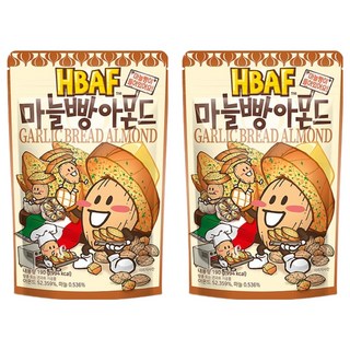 HBAF 杏仁果 大蒜麵包味, 210g, 2包