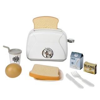 Playmax 工作廚房玩具烤麵包機, 白色