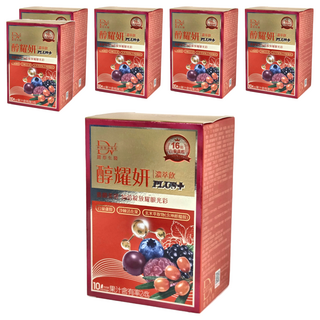 DV 麗彤生醫 醇耀妍Plus濃萃飲, 建立肌膚屏障 彈潤鎖水, 富含燕窩胜肽 有效抗老修護, 10包, 20ml, 6盒