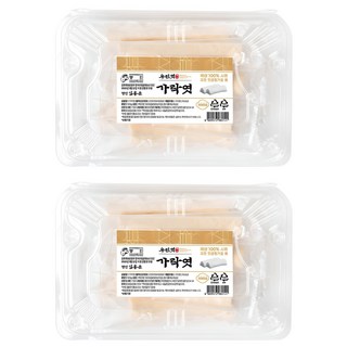 우진엿 가락엿, 140g, 2개