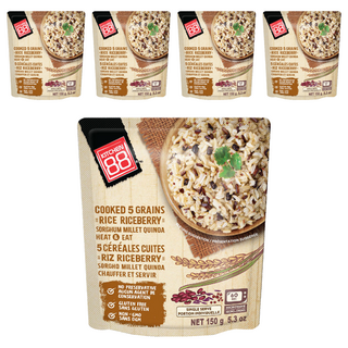 Kitchen 88 泰國即食飯-發芽玄香米 無麩質, 150g, 5個