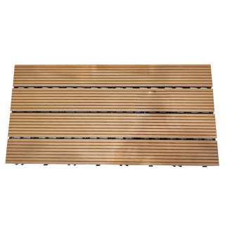 二代 塑木地板, 條紋款, 30x30公分, 60x30公分, 黑色/紅木色/咖啡色/灰色/杏黃色, 1組