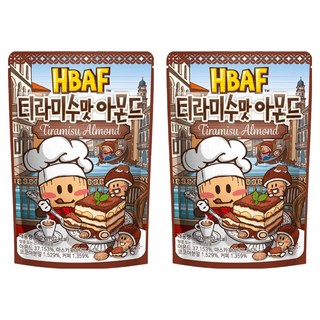 HBAF 杏仁果 提拉米蘇味, 120g, 2包