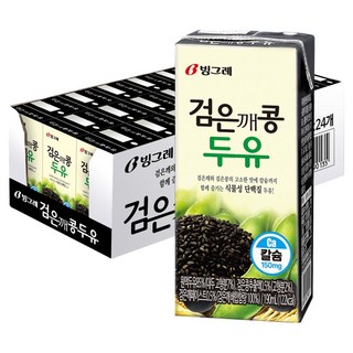 Binggrae 黑芝麻豆奶, 190ml, 24入