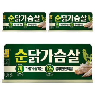 東遠 雞肉絲罐頭, 每罐含19克蛋白質, 135g, 3罐