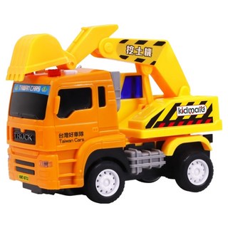 kidmate 孩子王 台灣好車隊 迷你怪手車 KMT-8732, 多色, 22 x 14 x 10cm, 1盒