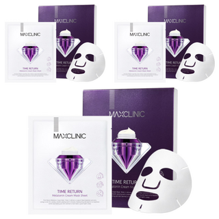 맥스클리닉 타임 리턴 멜라토닌 마스크팩, 4개입, 3개
