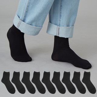 BASE ALPHA ESSENTIALS 男款低筒素色襪