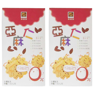 Home Bake 烘焙客 無加糖亞麻仁餅乾, 台灣製造, 120g, 2盒