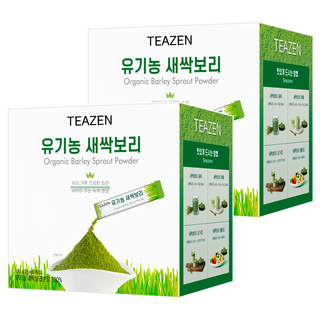 TEAZEN 大麥芽沖泡粉, 2g, 60包, 2盒