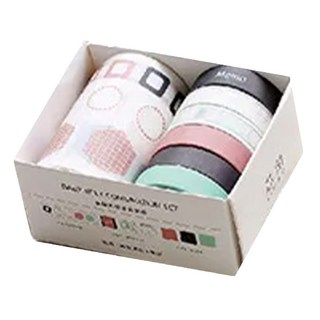 Simno 芯陌 基礎套裝紙膠帶, 水梨 綜合色, 1個