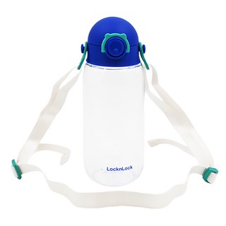 LocknLock 樂扣樂扣 兒童背帶水瓶, 藍色 ABF777BLU, 400ml, 1個