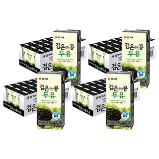 빙그레 검은깨 콩두유, 190ml, 96개