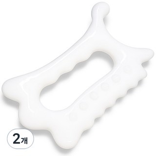 Living Mango 身體臉部刮痧按摩器, 白色, 2個