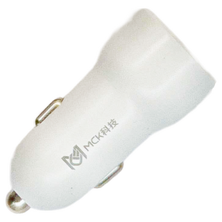 MCK 科技 雙孔車用電源供應器 QC+PD 急速快充 Car Charger 適用於12-24V車型, MCK-Q220, 白色