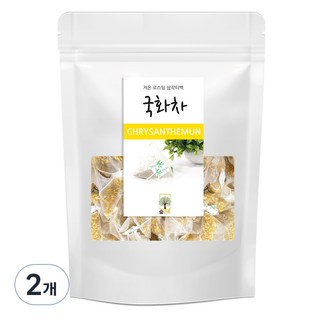 숲으로 저온 로스팅 삼각티백 국화차, 0.5g, 100개입, 2개