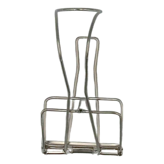 VELOS 掛勾 耐重2公斤 寬鉤長尾夾, 1個, 可夾式 銀色