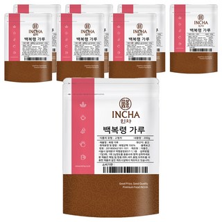 Incha 因茶 白福翎粉, 200g, 8個