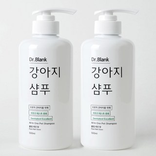 Dr.Blank 狗狗低刺激沐浴乳 梅雨香, 2個, 500ml