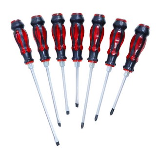 貫通起子 7支 附收納袋 底部可敲擊, 1組