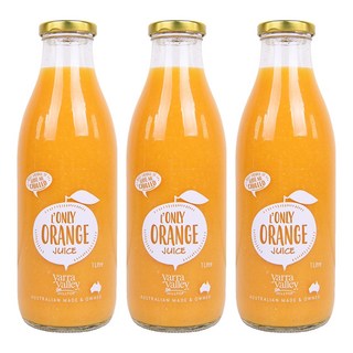 YarraValley 鮮榨柳橙汁, 1L, 3個