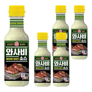 OTTOGI 不倒翁 芥末醬, 310g, 5瓶