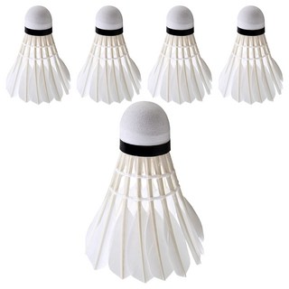 Severo 羽毛球毽子, 混色, 5入, 1罐