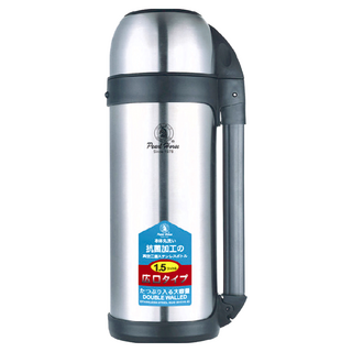 Pearl Horse 寶馬 保溫水壺 雙層不鏽鋼, 銀色, 1.5L, 1個