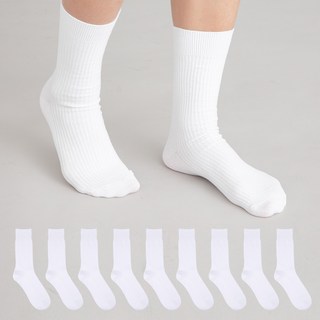 Base Alpha Essential 男性優質甲級羅紋長襪 10雙