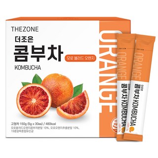 Better Health 康普茶沖泡飲 摩洛血橙口味, 5g, 30條, 1盒