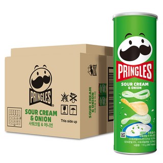 프링글스 사워크림&어니언, 110g, 24개