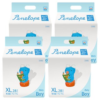 페넬로페 씬씬씬 플러스 팬티기저귀 남아용, 5단계, 112매