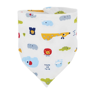 KU.KU Duckbill 酷咕鴨 動物派對三角圍兜, 仲夏藍, 1件, 1件