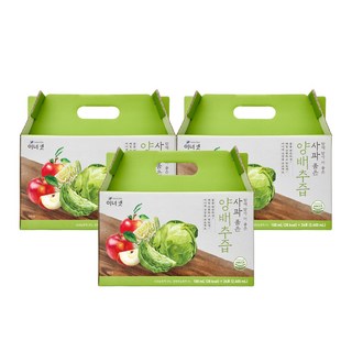 이너셋 사과 품은 양배추즙, 100ml, 72개