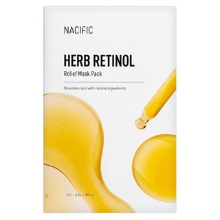NACIFIC 草本A醇舒緩面膜, 10片, 1盒