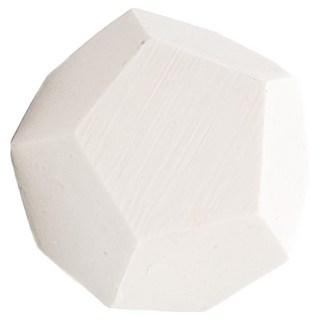 F&G 小型樹脂幾何系列-十二面五角 10060-S 牆面裝飾 樹脂材質 簡約時尚, 1入