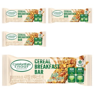 ComfortEats EnouF 穀物早餐棒, 35g, 4個