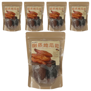 伊貝果然 倒蒸地瓜乾, 5個, 300g