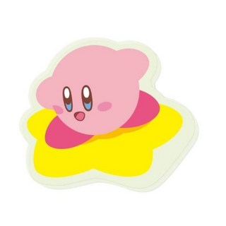 Nintendo 任天堂 卡比星 可愛卡通造型夜光壁貼 壓克力材質 居家裝飾, 粉色